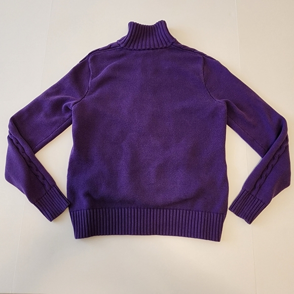 Ralph Lauren Sport Sweater Purple Large - Picture 7 of 13